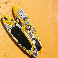 Planche de Stand Up Paddle Gonflable de Croisière et de Loisirs, Technologie Drop Stitch, Écologique, Portable, Stable, Confortable, pour Randonnée Fluviale, Fabricant