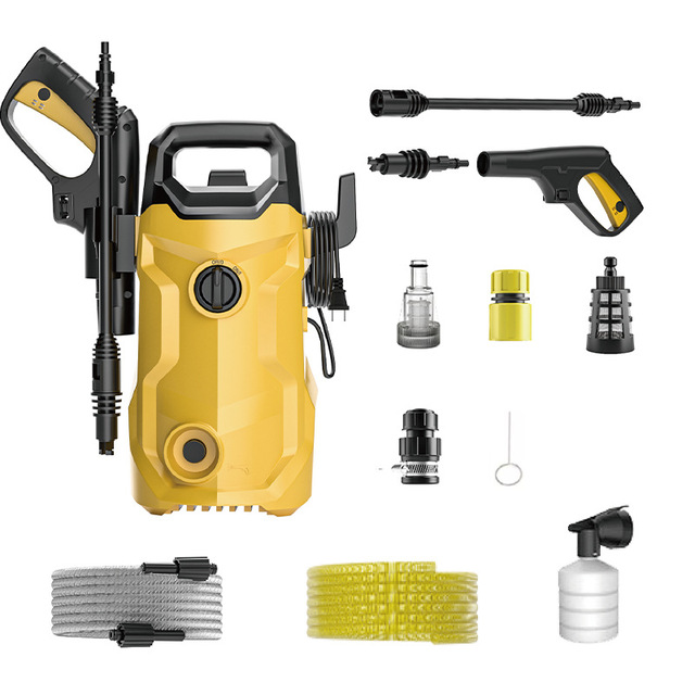 Factory Oem Electric Plug-In Portable Washer 1500w Abs Stainless Steel Super High Pressure Car Pressure Cleaning Washing Cars