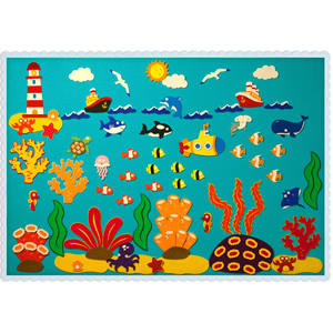 Jouet d'<span class=keywords><strong>apprentissage</strong></span> en feutre personnalisé OEM d'usine, activité sensorielle, tableau d'activités, jouets Montessori pour enfants, tout-petits, FUAN BABY 1-6 ans - Product Image 2