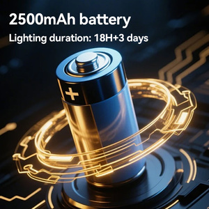 Lámpara <span class=keywords><strong>Solar</strong></span> de Jardín Dingdian Recargable de Larga Duración IP65 con Interruptor y Sensor de Luz, Lámpara de Paisaje <span class=keywords><strong>para</strong></span> Exteriores - Product Image 3