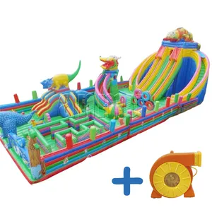 Grand parc d'attractions yuquan gonflable, aire de jeux pour enfants, nouveau château d'extérieur