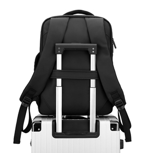 Sac à dos pour ordinateur portable en polyester unisexe imperméable avec <span class=keywords><strong>port</strong></span> de charge USB antivol et grande capacité pour les voyages universitaires - Product Image 2