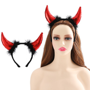 Luolan - Diademas <span class=keywords><strong>de</strong></span> Halloween, <span class=keywords><strong>Disfraces</strong></span> <span class=keywords><strong>de</strong></span> Películas y Televisión, Unisex, Tela, 6 Estilos, ODM, Artículos para Fiestas, Accesorios para <span class=keywords><strong>Fotos</strong></span> <span class=keywords><strong>de</strong></span> Cumpleaños, Hechos a Mano - Product Image 2