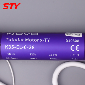 NOVO-Persianas enrollables motorizadas Tuya Wifi, persianas enrollables inteligentes para <span class=keywords><strong>el</strong></span> hogar, motor tubular de 34mm - Product Image 4