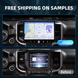 Reproductor de DVD Snapdragon 665 de 11.5 Pulgadas con Pantalla de Radio QLED 2K, 8+<span class=keywords><strong>256G</strong></span>, GPS, Navegación, DSP, CarPlay Inalámbrico y Estéreo para Dodge Ram 2019-2023 - Product Image 1