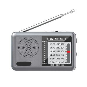 วิทยุพกพา AM FM SW หลายย่านความถี่ พร้อมเสาอากาศแบบยืดหดได้ แบตเตอรี่แบบชาร์จได้ เหมาะสำหรับผู้สูงอายุ ใช้ในบ้านและฟังนอกบ้าน - Product Image 6