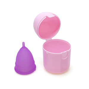 Free Sample Menstrual Cups Cleaner Carry Storage Box Menstrual Cup Case Steriliser