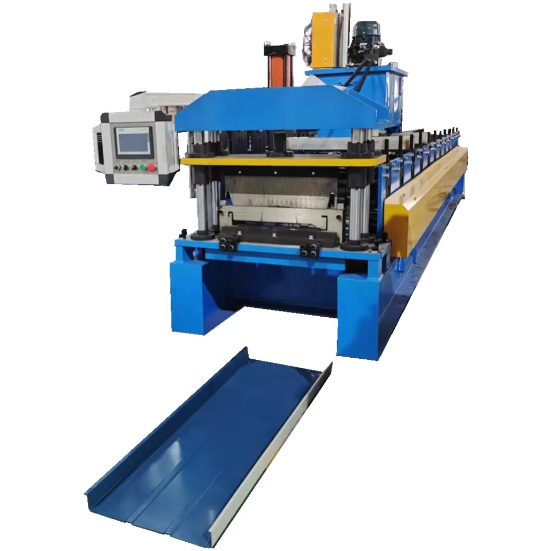 ZTRFM tragbare kostengünstige Steh-Nähmaschine Metalldach Rollformer Maschine beliebt in vielen Ländern