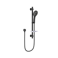 Tige de levage réglable murale chromée avec douchette à 3 fonctions en laiton mitigeur chaud et froid corps de vanne ensemble de douche de salle de bain