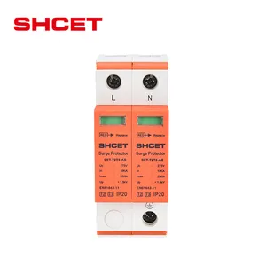 CET-T2T3-AC best selling Lightning Protection System surge protection device 4p ac spd 80ka 100ka 3 phase with good quality