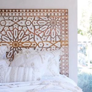 Contemporary Mango Wood King Size <b>Bed</b> Solid Wood <b>Frame</b> Natural Hardwood <b>Bed</b> for Premium Bedroom Furniture Export Quality - Product Image 5