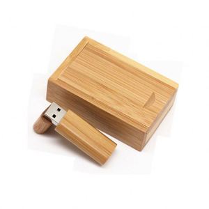 Memoria USB 2.0 con Acabado de Madera de Nogal, Arce y Bambú, Unidad Flash de Madera y Cristal para Negocios, Opciones de 4GB, 8GB, 16GB, 32GB y 64GB - Product Image 3