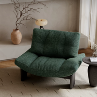 Fauteuil simple rétro minimaliste italien, fauteuil design pour salon, fauteuil de qualité supérieure adapté à la chambre à coucher, à l'hôtel