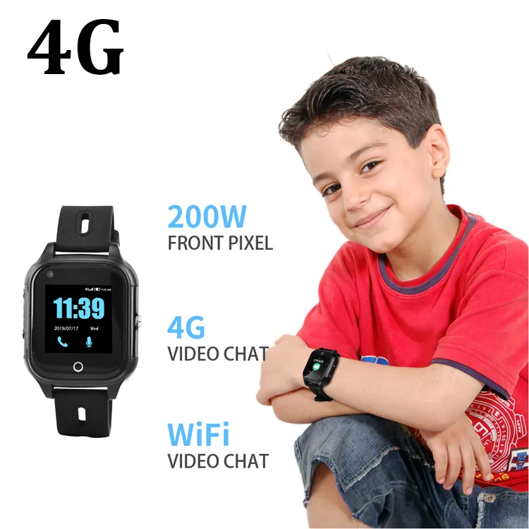 4G Smart Watch dan Telepon Panggilan Video Watch dengan <span class=keywords><strong>GPS</strong></span> Locator 4G <span class=keywords><strong>GPS</strong></span> Berbicara Jam Tangan