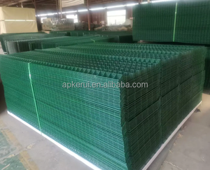 Recinzione diretta in fabbrica 3D alta qualità scherma traliccio e cancelli verde recinzione esterna zincata + <span class=keywords><strong>PVC</strong></span> rivestito di vendita calda - Product Image 4