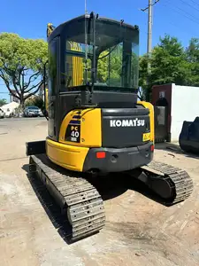 מיני מחפר המשמש komatsu pc35 pc40 pc55 komatsu pc35 מיני זוחל מחפר מחיר נמוך מכונת מחפר 4ton