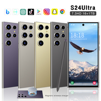 Fnban Prix bas pour le smartphone S24 Ultra 5G LTE, écran LCD 144Hz, appareil photo 108MP, livraison rapide, dropshipping