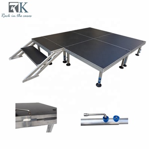 Music Show Outdoor Event Mobile 4-Legs Durable Stages Portable Aluminum Stage for Wedding - Product Image 1