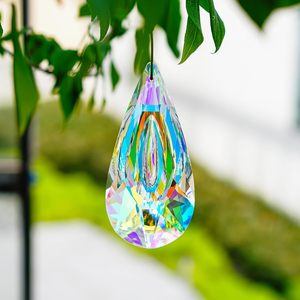 120mm Crystal Prism Suncatcher Window Hanging Sun Catchers AB Colored Crystals Faceted Prism <strong>Rainbow</strong> <strong>Maker</strong> Pendant - Product Image 5