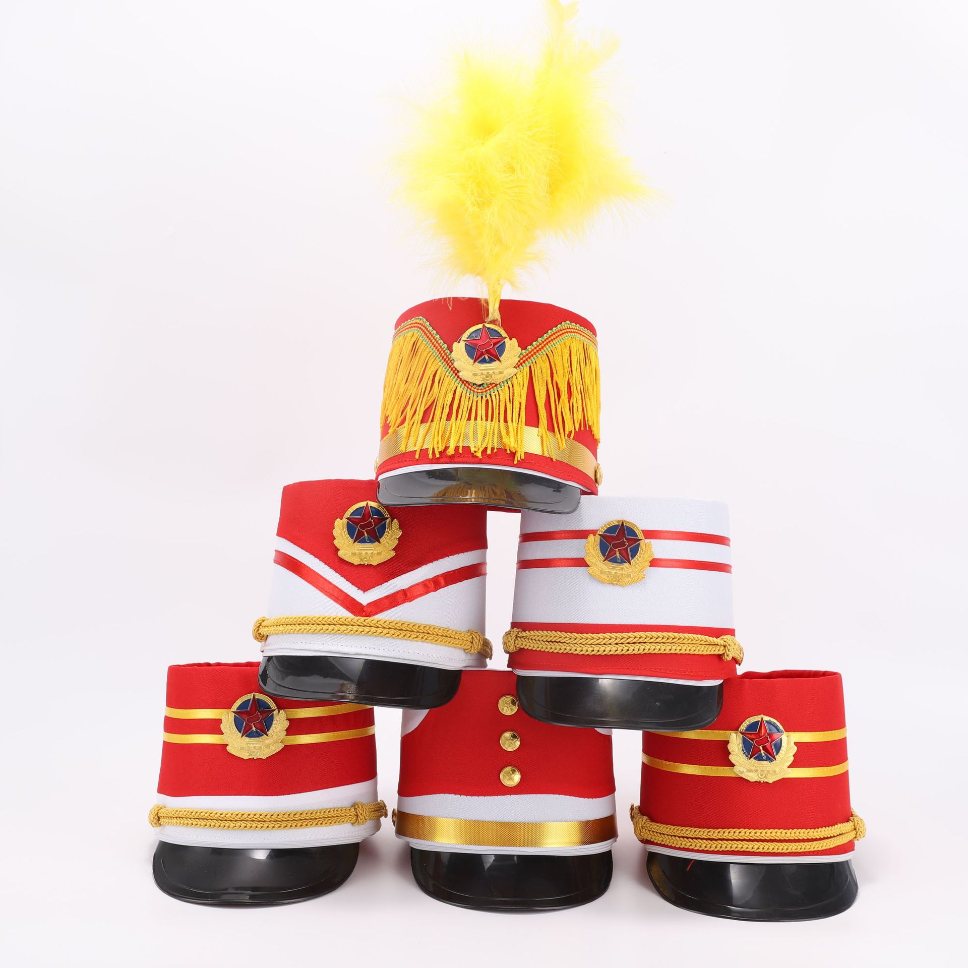 Hedmy – Disfraz De Majorette O Soldadito De Plomo Para Niñas, Con Mono De Lentejuelas Y Sombrero De Banda, Tallas 5-16 Años