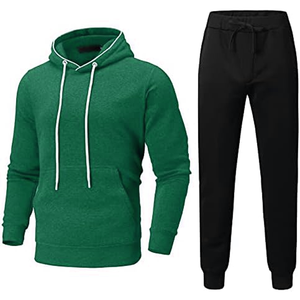 Ensemble de survêtement personnalisé pour hommes et femmes, vêtements de sport, entraînement physique, jogging, streetwear décontracté, fabricant OEM ODM, marque privée - Product Image 5