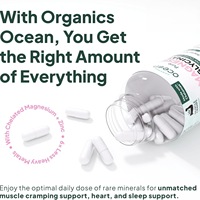 Capsules de supplément de glycinate de magnésium et de zinc Amazon Explosive pour adultes - Soutien au sommeil - 90 capsules