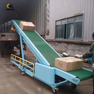 HEKON Mobil Bantlı Konveyör Yükleme ve Boşaltma Kamyon Konveyör Bandı Otomatik Hareketli Konteyner Kamyon Bantlı Makaralı Konveyör - Product Image 2