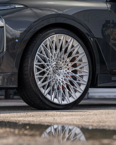JJSEES 5x112 5x120 Jantes monobloc forgées brossées argentées compatibles avec <span class=keywords><strong>BMW</strong></span> Séries 2 3 4 5 8 M2 <span class=keywords><strong>M3</strong></span> M4 M5 M8 F87 G87 <span class=keywords><strong>E92</strong></span> G80 G82 F80 - Product Image 1