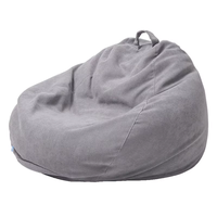Canapé paresseux rond en forme de larme, personnalisé et coloré, en gros