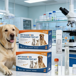 Kit <span class=keywords><strong>de</strong></span> test antigénique fiable pour le coronavirus canin avec résultats en 5 à 10 minutes, certifié CE pour les propriétaires <span class=keywords><strong>de</strong></span> chiens, les éleveurs, l'usage commercial et domestique - Product Image 1