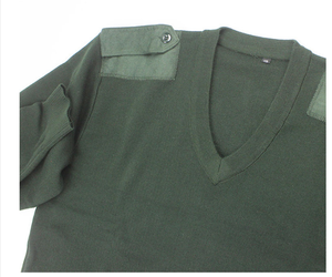 Suéter Deportivo Acrílico DFU107 con Cuello Redondo y en V, para Exteriores, Color Verde, Resistente al Frío, con Protección, para Mantener el Calor, Cárdigan de Invierno - Product Image 5