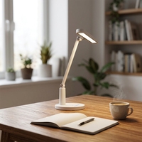 Lampe LED à lumière douce et réglable pour enfants, design ergonomique et fin pour bureau d'étude, chambre à coucher, éclairage de chevet