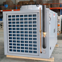 Congélation rapide 5hp 7hp 10hp 12hp compresseur de réfrigérant chambre froide unité de compresseur condenseur Machine pour le stockage de la viande
