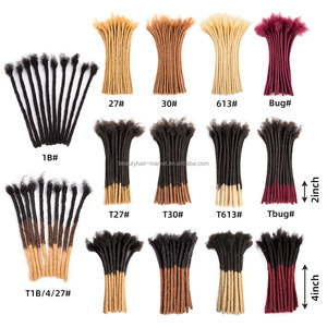 BLT <span class=keywords><strong>Cheveux</strong></span> Brésiliens Non Transformés 0.8cm Épaisseur Dreadlock <span class=keywords><strong>Court</strong></span> Crochet Locs <span class=keywords><strong>Cheveux</strong></span> Humains Dread <span class=keywords><strong>Locks</strong></span> Extensions Tressage - Product Image 5