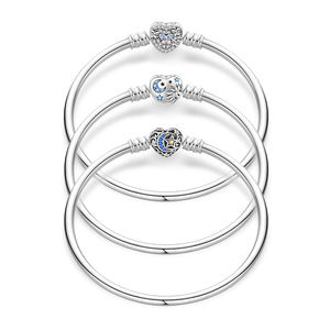 All'ingrosso argento squisito placcato duro per il braccialetto originale farfalla stella luna Design di moda gioielli in rilievo regali zircone principale - Product Image 1