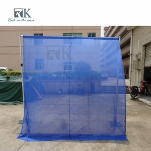 Kit de tubos y telas ajustables en altura para telón de fondo de stand de ferias comerciales y decoración de bodas - Product Image 2
