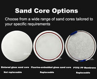 Lab Glass Chromatography Column with Frit Plate, Glass Separation Purification Column for Chromatography Experiment