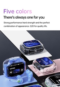 หูฟังไร้สาย ZTX หน้าจอสัมผัสสี LED พร้อมระบบตัดเสียงรบกวน รองรับการโทร ผู้ช่วยเสียง สำหรับ 5.4 IPX4 กันน้ำ ดีไซน์โปร่งใส - Product Image 4
