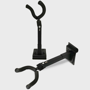 Percha de guitarra montada en la pared de metal de salida de fábrica con gancho largo y ranura para tarjeta de línea de música accesorios para <span class=keywords><strong>instrumentos</strong></span> <span class=keywords><strong>musicales</strong></span> - Product Image 3