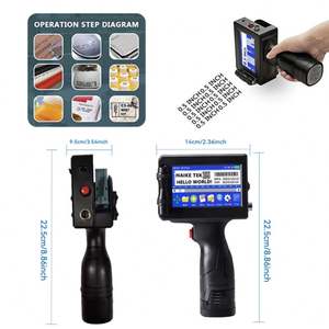 Stampante a Getto d'Inchiostro Portatile ad Asciugatura Rapida con Testina di Stampa, Risoluzione 600Dpi per Materiali Flessibili e Tubi, a Basso Prezzo - Product Image 3