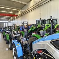 Certifié CE Best-seller en Chine Mini tracteur compact 25-50 hp pour l'agriculture et la ferme avec chargeur frontal