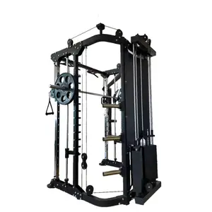 multi functional trainer squat rack home gym equipment smith machine
