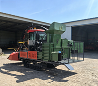 Moissonneuse-batteuse mini automotrice pour coton, chanvre, maïs et ensileuse