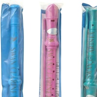 Flûte à bec soprano en plastique à 8 trous, couleurs variées, pour usage scolaire et professionnel, idéal comme cadeau pour enfants, vente en gros, prix usine, pas cher