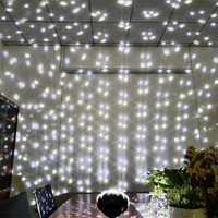 Mini Luz LED de Matriz para Exteriores, RGBW, Diseño de Copo de Nieve, IP65 Impermeable, con Control Remoto para Navidad