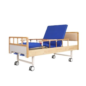 Xinlian Haiyuan Wooden Nursing Bed YH-202 Manual Rocking Home Hospital Use For Bedridden Elderly Patients - Product Image 2