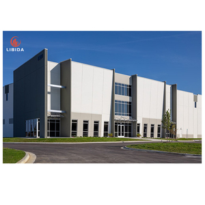 Cấu trúc kho thép đúc sẵn nhịp rộng nhà kho ánh sáng kim loại prefab cấu trúc nhà kho thép tiền chế - Product Image 4