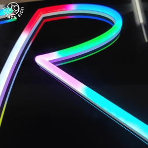 Insegna al Neon LED RGB Multicolore Personalizzata "<span class=keywords><strong>FLOVERS</strong></span>" per Decorazione Bar e Feste - Product Image 4