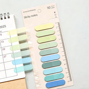ชุดแท็บโน้ตแบบติดเอง 10 สีพาสเทล/สีอ่อน สำหรับทำเครื่องหมายหน้ากระดาษ ใช้ในสำนักงาน โรงเรียน สำหรับทำเครื่องหมายเอกสารและสมุดบันทึก - Product Image 4