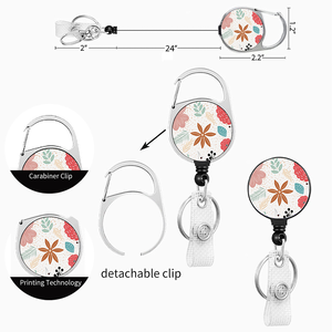 Выдвижной брелок на шнурке, чехол для удостоверения личности, держатель для бейджа, для сотрудников школьного банковского офиса - Product Image 2